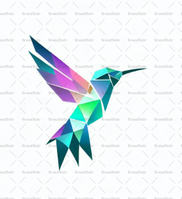 Geometrischer Kolibri